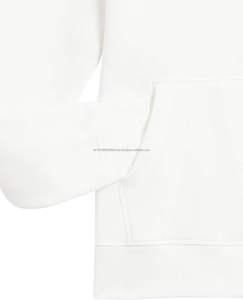 เสื้อฮู้ดผู้ชายแบบสวมหัว แขนยาว ผ้าฝ้ายฟลีซ ซิปเต็มตัว สไตล์ลำลอง พร้อมโลโก้สตรีทแวร์ - Product Image 4