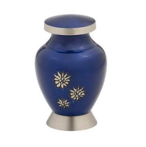 Urna Funeraria de Metal con Diseño Floral de Mariposa, Hecha a Mano, para Cenizas de Adultos, Decorativa, para Cremación. - Product Image 6