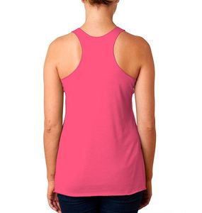 Customizable Cotton Tank <b>Top</b> for Women Men <b>Plus</b> <b>Size</b> Breathable <b>Pink</b> with Custom Designed Logos Wholesale - Product Image 2