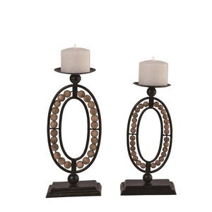 Bougeoir moderne en métal de luxe Décoration de maison élégante Styliste Lightning Design pour mariage Noël Tous les jours Occasions spéciales - Product Image 3