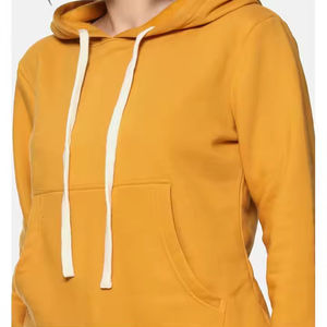 Sweat à capuche uni de haute qualité pour femmes haut à capuche décontracté sweat à capuche thermique personnalisé meilleur sweat à capuche de haute qualité pour femmes - Product Image 6