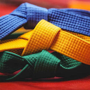 Nouveau style de ceinture de judo conception personnalisée ceinture de judo karaté d'art martial vente en gros de ceintures de judo d'arts martiaux brodées par logo personnalisé - Product Image 2