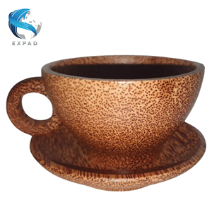 Vasos de madera de coco natural Solución sostenible de cero residuos - Product Image 4