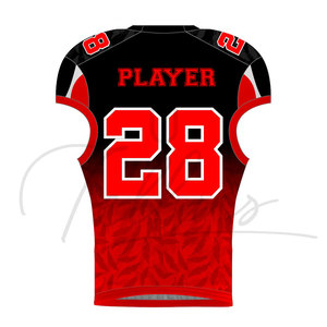 New Arrival High Quality 6 Panel Best Selling Breathable Printed Short Sleeve American <b>Football</b> Jersey Wholesale Cheap Price - Product Image 5