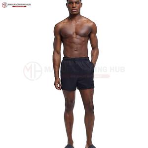 Short de plage personnalisé décontracté de conception différente pour hommes avec service OEM court en coton et polyester pour l'été - Product Image 3
