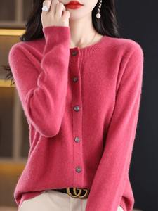 2024 New Chic Women's Basic <b>Turtleneck</b> Pullover Spandex/Polyester Anti-Pilling Thick Winter Front Logo Casual Coat - Product Image 2