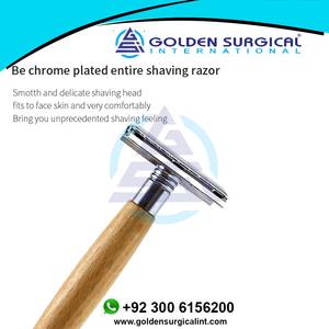 Maquinilla de Afeitar de Seguridad de Doble Filo con Mango de Madera y 10 Cuchillas, Maquinilla de Afeitar de Doble Filo para Hombre - Product Image 2