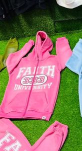 เสื้อฮู้ดซิปสี500gsm แอซิดโอเวอร์ไซส์กางเกงซับเหงื่อใส่ทำงานปักโลโก้พิมพ์ลายสกรีนไซส์ใหญ่พิเศษสีทึบ - Product Image 2