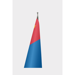 Mongolia Official Indoor <b>Flag</b> Custom 3x5ft Desk <b>Flag</b> Digital Printing on Cotton Aluminum <b>Pole</b> World <b>Flag</b> Model <b>for</b> Display - Product Image 3