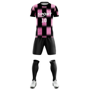 Conjunto de Camiseta de Fútbol de Poliéster, Transpirable, con Estampado Digital Personalizado, Ropa Deportiva para Equipos, Logotipo Impreso al por Mayor, Secado Rápido, Ligero - Product Image 1
