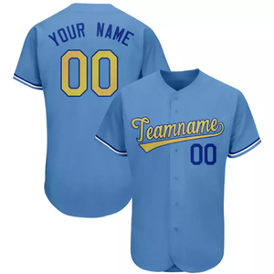 Última venta al por mayor de alta calidad de sublimación por encargo uniforme de béisbol diseño bordado Logo béisbol Jersey - Product Image 4