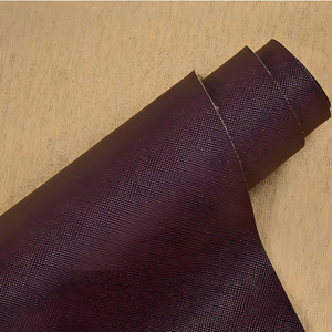 Cuir de vachette Saffiano de luxe pour sacs et portefeuilles haut de gamme, tissu en cuir véritable durable pour le bricolage et la couture - Product Image 3