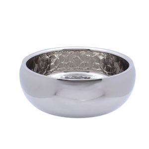 Bol de service en acier inoxydable pour garder les aliments au chaud sur la table à manger avec design isolé et finition extérieure élégante - Product Image 1