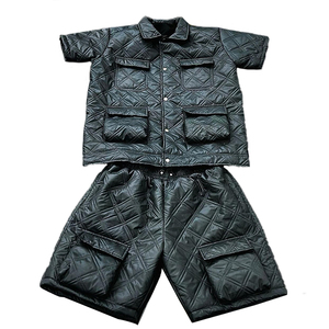 Conjunto Deportivo de 2 Piezas Personalizado por el Fabricante, Chaqueta Cortavientos con Capucha y Pantalones Cortos, Ropa Deportiva Urbana para Hombre, OEM - Product Image 1