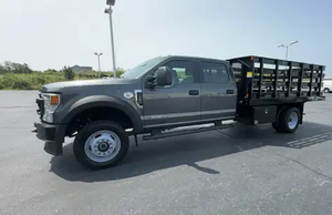 El mejor!! Camión con Plataforma Elevadora Automática AT37G de 37 pies para Ford F-550 2020, Usado para Exportación, Bajo Kilometraje - Product Image 2