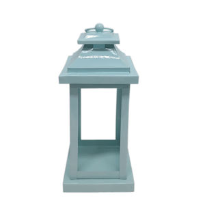 Lanterne décorative en fer de luxe design nouveau bougeoir blanc fini pour la décoration de la maison faite à la main - Product Image 5