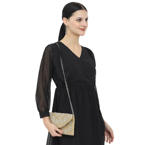 Pochette de soirée indienne exclusive en coton fait à la main par glowin fashion - Product Image 4