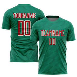 Custom <b>Soccer</b> Jersey Adults Unisex Quick Dry Football Shirts Names Numbers Sublimation Club Team Breathable 100% Polyester 180g - Product Image 4