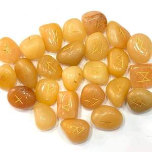 ชุดอักษรรูนคริสตัลแกะสลักตามธรรมชาติชุดอักษรรูนแบบนูนตามหลักฮวงจุ้ยสำหรับตกแต่งบ้าน - Product Image 6