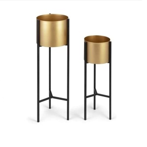 Factory Price Galvanized Garden <b>Planters</b> Metal Garden <b>Herb</b> Pots latest design Flower Pot For Home Decoration - Product Image 2