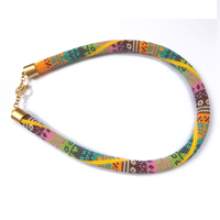 Collier tendance en perles tressées fait main, personnalisable, perles de rocaille, unisexe, best-seller