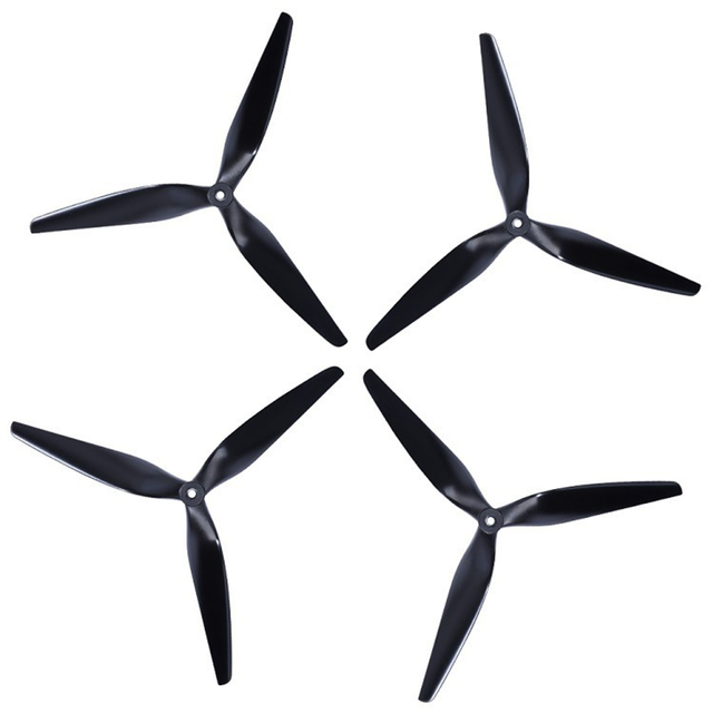 Gemfan 1050 Reinforced Glass Fiber Nylon Propellers 10 Inch 3 Blades M5 Mount 3214+ for Cinelifter FPV or Macroquad Drones
