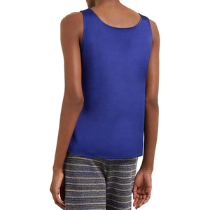 2024 meilleure vente personnalisé femmes débardeur Slim Fit décontracté coton/fibre de bambou vêtements de sport quantité minimale de commande bas grande taille débardeur femmes - Product Image 2