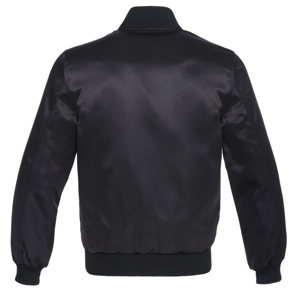 Blouson aviateur professionnel en satin avec décoration de broderie à col montant durable et élégant pour un usage quotidien Déclarations de mode - Product Image 2