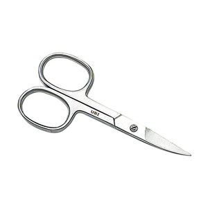 Ciseaux à cuticules pour gauchers de 9,5 cm, en acier inoxydable, tranchants, droits, pour ongles et cuticules, professionnels, de précision, durables - Product Image 4