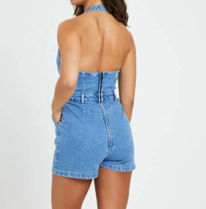 Body de Yoga para mujer, Mono vaquero informal, mono de entrenamiento Fitness, mono de una pieza para mujer, mono sin costuras para mujer - Product Image 3