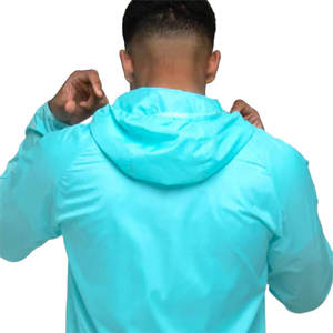 Nouvelle Arrivée Veste Coupe-Vent Imperméable en Toile à Manches Longues avec Col Montant et Design Frontal Uni Teint, Veste d'Automne Élégante pour Homme - Product Image 6