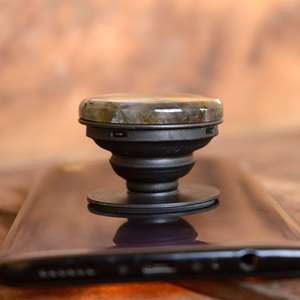 Adjustable <b>Phone</b> <b>Grip</b> Mobile <b>Holder</b> Natural Multi-Fire Labradorite Shape Crystal Cabochon Decorated Blue Lot <b>Phone</b> <b>Grip</b> Charms - Product Image 5