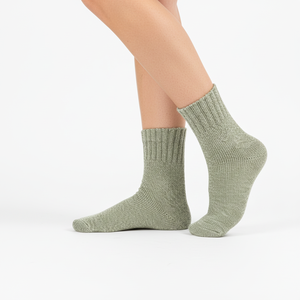 Chaussettes d'hiver thermiques pour hommes en laine, style vintage, douces, en coton épais, pour la maison, le bureau, l'école, la randonnée, cadeaux de Noël idéaux - Product Image 5