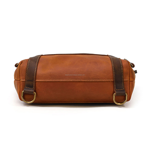 Mochila de Cuero Hecha a Mano Unisex con Logotipo Personalizado, Fundas Vintage para Portátil, Mochila de Viaje, Suministros para Fotografía de Fábrica - Product Image 3