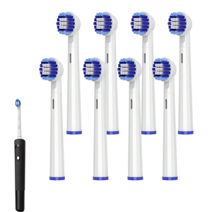 Premium Pack 8pcs Replacement Brush <b>Heads</b> with Soft Bristles for Hotel Household Use Sensitive Oral Hygiene Electric <b>Toothbrush</b> - Product Image 1