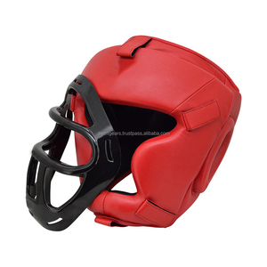 Protège-tête de boxe avec logo personnalisé, professionnel, DWELT GEAR, design classique à lacets, Pakistan - Product Image 3