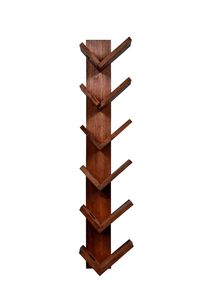 Estante de vino de madera plegable carbonizado del fabricante, organizador de exhibición de vino con capacidad para 10 botellas, soporte de almacenamiento - Product Image 4