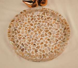 Bandeja impresa de esmalte Rectangular de madera moderna de diseño de precio al por mayor de fábrica para decoración del hogar con fabricación - Product Image 3