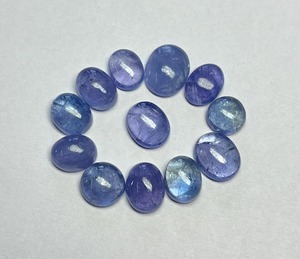 Cabochon de Tanzanite Bleue Naturelle de Qualité Supérieure, Fait Main, Gemme en Vrac de Qualité Supérieure, Vente en Gros, Gemmes Mehrajudin de Haute Précision, Thermiquement Traitées - Product Image 2