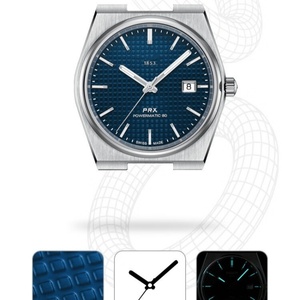 Orologio Meccanico Automatico PRX di Alta Qualità con Riserva di Carica di 80 Ore, Vetro in Cristallo Zaffiro, Orologio da Coppia per Tissotes - Product Image 1