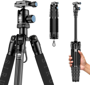 Nouveau trépied de voyage léger en fibre de carbone de 54,3 pouces, portable, pliable, avec support personnalisé OEM - Product Image 1