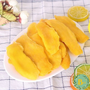 Tiras de mango orgánicas secas para aperitivos de frutas Premium - Product Image 1