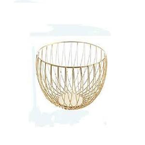 Tazón de Metal para servir frutas de gran venta, tipo cesta hecha a mano, tazón con cesta de acabado antiguo, calidad estándar - Product Image 5