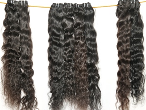 Extensiones de cabello humano indio virgen 100% de la mejor calidad al por mayor sin procesar negro rizado suelto onda profunda súper onda - Product Image 3