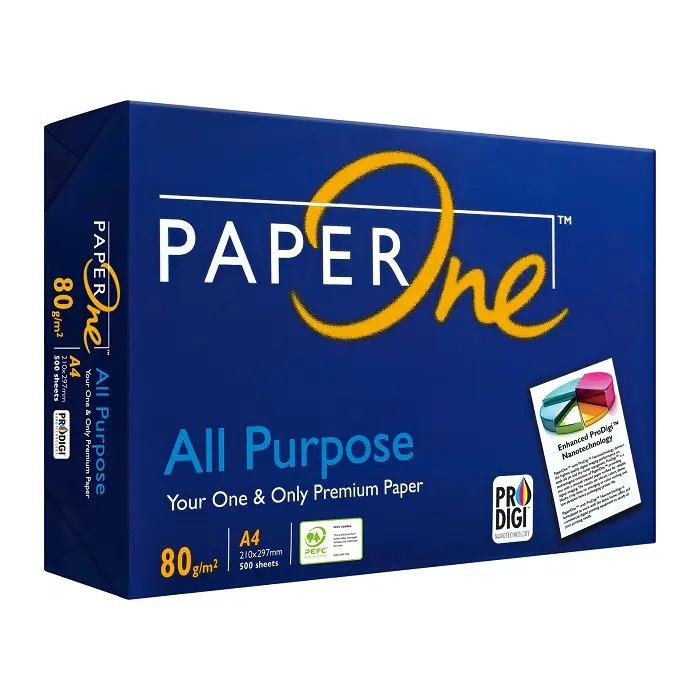 Melhor qualidade PaperOne A4 Paper One 80 GSM 70 Gram Copy Paper/papel Bond Preço baixo