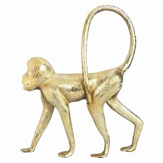 Bronze Animal Sculpture Monkey Life Size Monkey Sculpture Custom Metal Casting Brass Monkey Sculpture for Garden