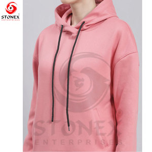Sudadera con Capucha Premium para Mujer, Corte Holgado, Forro Polar, con Cordón Ajustable y Bolsillo Frontal Funcional - Product Image 5