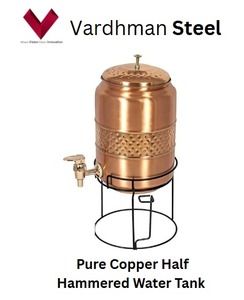 Tanque de Agua de Cobre Puro de 2 Litros, Medio Martillado, Renueva tu Espacio con el Encanto del Cobre, Apto para Hervir Agua - Product Image 4