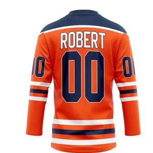 Maillots de hockey sur glace réversibles 2024 personnalisés de conception de mode impression par sublimation avec options de nom d'équipe OEM de Vancouver New York - Product Image 2