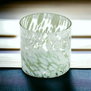 Tarro de vela de cristal con estampado de leopardo azul y amarillo personalizado al por mayor con tapa soporte multiusos de lujo recipiente único mejor para regalos - Product Image 3